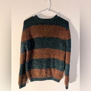 Zara kids Crewneck Sweater in Green and Brown
